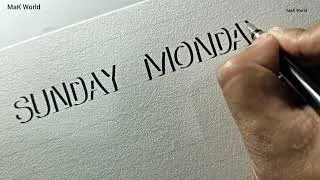 Thumbnail: So satisfying and relaxing 3d writing style #3d #writing 