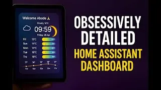 Thumbnail: Smart Home Dashboard Tour | Elegant Home Assistant Setup (2025)