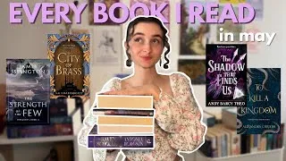 Thumbnail: All the BOOKS I read in MAY📚🌸new absolute favourite series & surprises