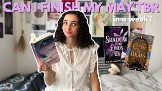 Thumbnail: Can I FINISH my MAY TBR in a WEEK?☀️📚(new favourites?)