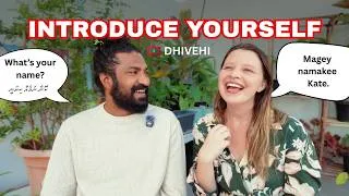 Thumbnail: Introduce Yourself in Dhivehi in 5 Minutes | Learn 10 Essential Phrases
