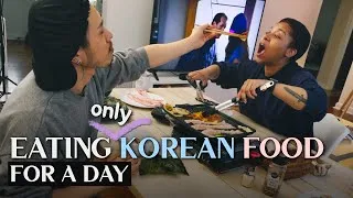 Thumbnail: 🥓Pork Belly, 🥘Kimchi Jjigae, 🍙Kimbab and 🇰🇷Snacks...