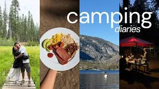 Thumbnail: taking our friends camping for the first time 🎣 pincrest lake ca, camping meals, a weekend outdoors
