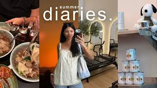 Thumbnail: life at home 🧺 summer diaries, my lagree era, life in my 20s, bay area ca