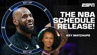 Thumbnail: NBA schedule release: Key matchups from opening week and Christmas Day! | Get Up