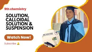 Thumbnail: “Solution, Suspension & Colloid | Easy Urdu Explanation for Students" #chemistry #science 