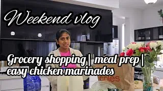 Thumbnail: Weekend vlog Malayalam|breakfast and lunch|weekend meal prep|chick and marinades|eating healthy tips
