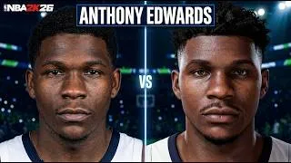 Thumbnail: BEST Anthony Edwards Face Creation in NBA 2K26 - Step By Step