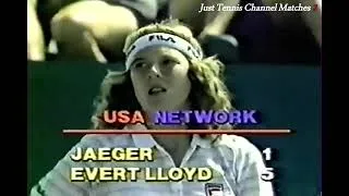 Thumbnail: Chris Evert vs  Andrea Jaeger  1982 Citizen Cup Final