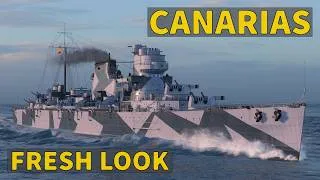 Thumbnail: Canarias - T6 Spanish Cruiser in the New Battle Pass | World of Warships