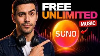 Thumbnail: Forget Suno: This FREE AI Makes UNLIMITED Songs You Can Monetize