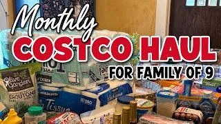 Thumbnail: July Monthly Costco Haul for our Large Family of 9 - Deals and Essentials 