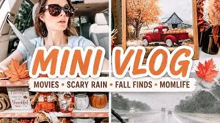 Thumbnail: REAL LIFE SAHM MINI VLOG | Movie Date, Scary Interstate Storm, Dollar General Fall Decor & Mom Life