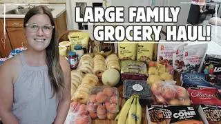 Thumbnail: GROCERY HAUL + MEAL PLAN FOR OUR LARGE FAMILY! | How much did we spend?