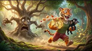Thumbnail: Magic banyan tree   Stolen Magic Pot, Golden Goat & Revenge Stick! |Mama Toons