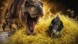 Thumbnail: T-Rex Lays Eggs | Mini T-Rex Hatches from the Egg | Mammoth life