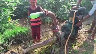 Thumbnail: Farming Water irrigation System/Diesel Engine Water Pump Machine Setup l Kisan Ka Indian Water Pump