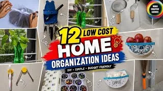 Thumbnail: 12 Low Cost Home Organization Ideas | Easy DIY Storage Hacks using Waste materials