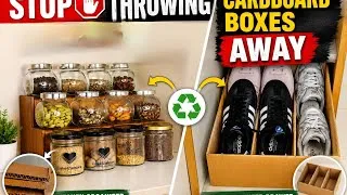 Thumbnail: Stop Throwing Cardboard Boxes Away 📦! Try  These DIY Organizer ideas | Waste Material reuse 