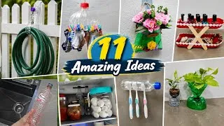 Thumbnail: 11 Amazing DIY Ideas using Plastic Bottles |Recycle| Easy Waste to Wonder Crafts 