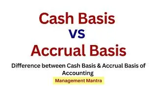 Thumbnail: Cash basis vs accrual basis of accounting 