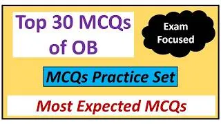 Thumbnail: Top 30 Organizational Behavior MCQs for Exams (With Answers)