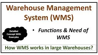 Thumbnail: Warehouse Management System(WMS) Explained in 5 Minutes- How WMS Works? Functions & Need of WMS