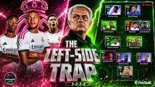 Thumbnail: Real Madrid 2026-2027 The LEFT-SIDE Trap Jose Mourinho : eFootball Tactic
