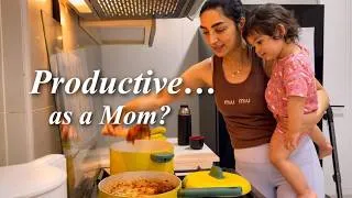 Thumbnail: Productivity Mom Life Vlog | Trying to Stay Calm & Productive with a Toddler 🤍