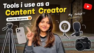 Thumbnail: 🛑Tools Beginners Should Use for Content Creation🤳🎥Dont Buy these Tripods❌#contentcreation#tools 