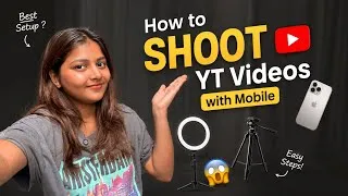 Thumbnail: 🛑How to Shoot YouTube Videos with Just Your 📱 ⭐Do you need an iPhone?❗️🤔Step by Step Explained ✅