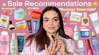 Thumbnail: Nykaa Summer Sale Recommendations ☀️ Skincare for tan/breakouts, sweat proof makeup, summer scents 💗