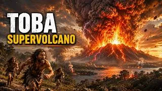 Thumbnail: Toba Volcano Eruption Explained | The Supervolcano That Nearly Wiped Out Humanity (Hindi)