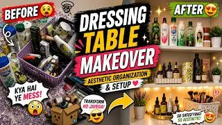 Thumbnail: Dressing Table Makeover | Aesthetic Organization & Setup