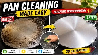 Thumbnail: Pan Cleaning Made Easy | Satisfying Transformation