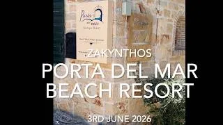 Thumbnail: Porta del Mar Beach Resort, Zakynthos #zante #greece #greekislands #beach #villa #apartment #views