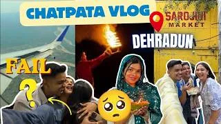 Thumbnail: *CHATPATA* Delhi-Dehradun VLOG| Surprised @HimadriPatel⁉️ |Sarojini Nagar, Google Office,GANGA Aarti