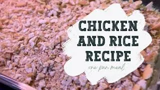Thumbnail: Awesome Easy Chicken and Rice ONE PAN MEAL