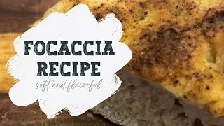 Thumbnail: The Easiest & BEST Focaccia Bread Recipe: Crispy Crust, Pillowy Soft Center!