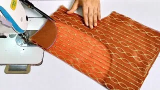 Thumbnail: Transi Neck Blouse Design Cutting and Stitching | Net Blouse Back Neck Designs | Net wale Blouse