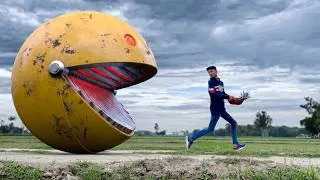 Thumbnail: PAC-MAN Chase in REAL LIFE! ( VFX Short Film ) #pacman #entertainment