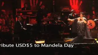 Thumbnail: Aretha Franklin performs "Make Them Hear You" at Mandela Day 2009 from Radio City Music Hall