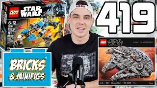 Thumbnail: Bricks & Minifigs SETTLED, LEGO Mandalorian Fatigue, LEGO UCS Bounty Hunters! | ASK MandR 419