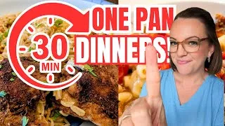 Thumbnail: 3 EASY One-Skillet Dinners in 30 minutes or less!