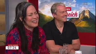 Thumbnail: Shannon Lee and star photographer Manfred Baumann live on the “Good Morning Austria” show Take2