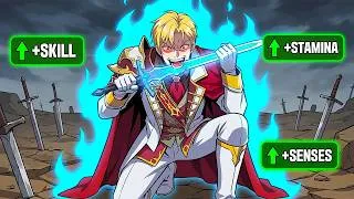 Thumbnail: When a Weak Boy Realizes He Can EAT Swords to Become A God | Manga Recap