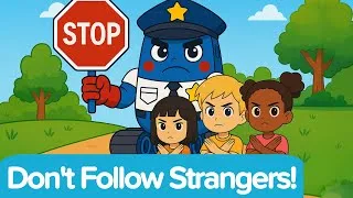 Thumbnail: Don’t Follow Strangers! | Safety Education Song | Police Hero | Kids Song | Mangdungi Kids