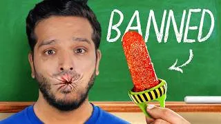 Thumbnail: Eating 100 Years Of BANNED School Lunches!
