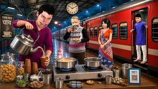 Thumbnail: Railway Station Chai Wala Train Food Barish Mei Tasty Tea Recipe Comedy Hindi Kahani Moral Stories