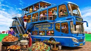 Thumbnail: Double Decker Bus Dhaba Restoration Indian Jugaad Bus Restaurant Comedy Hindi Kahani Moral Stories